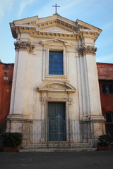Church of Sant Egidio in Trastevere district in Rome , Italy