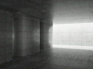 Abstract architecture interior