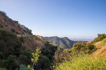 View From Brush Canyon Trail To The Hollywood Sign