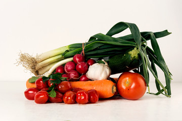 Tasty and fresh vegetables for cooking. Full of vitamins