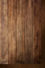 Rolgordijnen wooden background board table texture surface © Sergii Moscaliuk