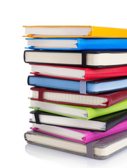 notebook or notepad isolated at white