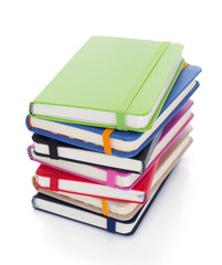 notebook or pad isolated at white