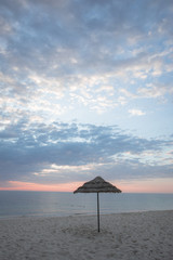 lever de soleil sur une plage