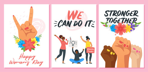 Fototapeta premium woman's day greeting card