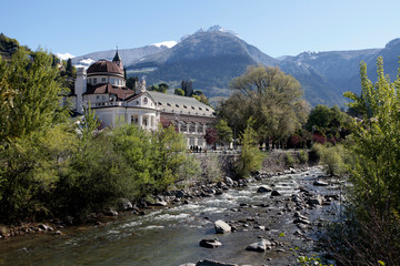 Merano, River Passer, South Tyrol, Italy, Europe
