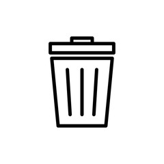 Trash icon. trash can icon. Delete icon vector