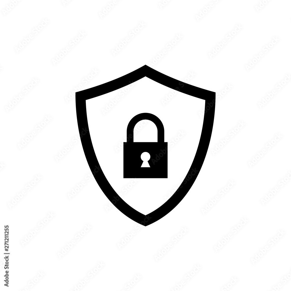 Poster shield vector icon. protection icon vector. security vector icon