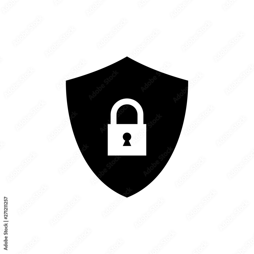 Poster shield vector icon. protection icon vector. security vector icon