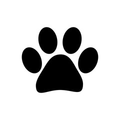 Paw icon vector. Paw Print icon