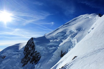 Mont Blanc par l'arête des Bosses