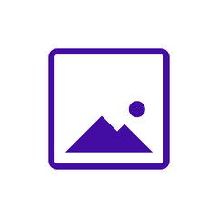 Picture icon vector. photo gallery icon vector
