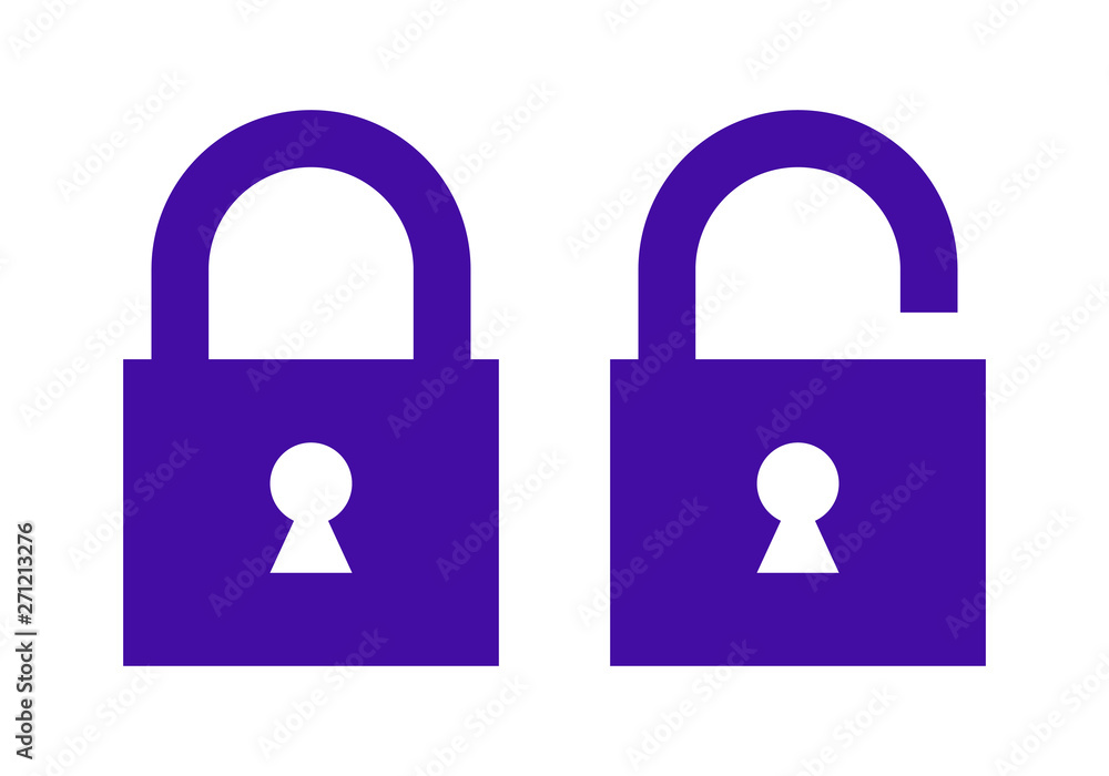 Poster lock icon. encryption icon. lock icon in trendy flat style isolated on white background. security sy