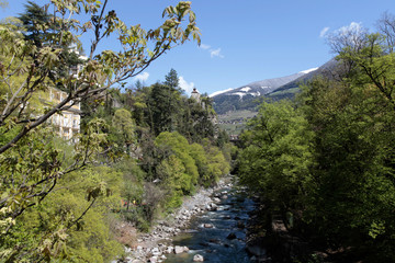 Meran, Stone Bridge, South Tyrol, Italy
