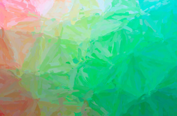 Fototapeta na wymiar Illustration of abstract Green And Brown Impressionist Impasto Horizontal background.