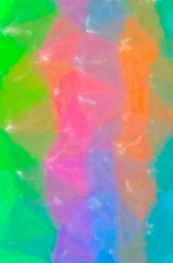 Fototapeta na wymiar Abstract illustration of blue, green, orange Watercolor Wash background
