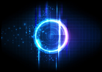 Purple Blue Light Futuristic Technology