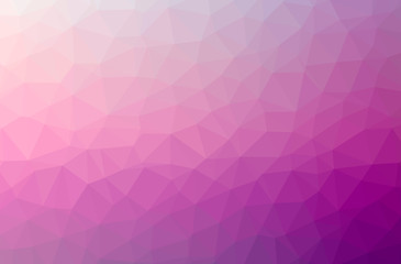 Illustration of abstract Purple horizontal low poly background. Beautiful polygon design pattern.