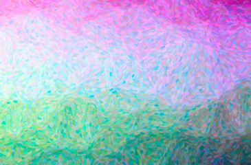 Abstract illustration of green, purple Impressionist Pointlilism background