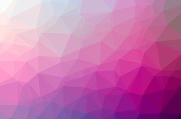 Illustration of abstract Purple horizontal low poly background. Beautiful polygon design pattern.