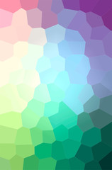 Fototapeta na wymiar Abstract illustration of green, purple Big Hexagon background