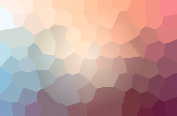 Abstract illustration of orange Big Hexagon background