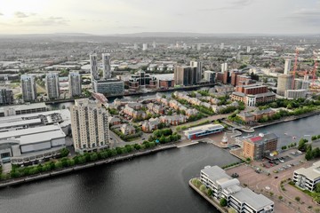 Aerial View Media City Manchester 