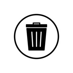Untitled-1Trash icon. trash can icon. Delete icon vector