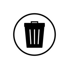 Trash icon. trash can icon. Delete icon vector
