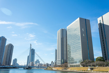 Fototapeta na wymiar 都市・東京・川・風景