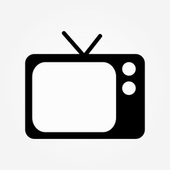 Television icon vector style design