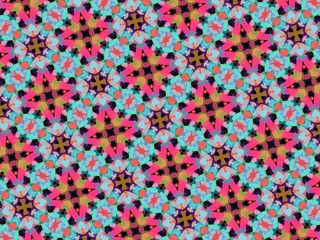 Abstract kaleidoscope background. Beautiful multi color kaleidoscope texture. Unique kaleidoscope design. - Illustration