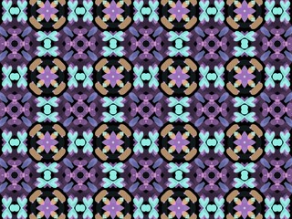 Abstract kaleidoscope background. Beautiful multi color kaleidoscope texture. Unique kaleidoscope design. - Illustration