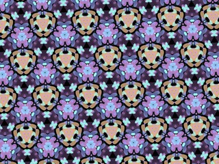 Abstract kaleidoscope background. Beautiful multi color kaleidoscope texture. Unique kaleidoscope design. - Illustration