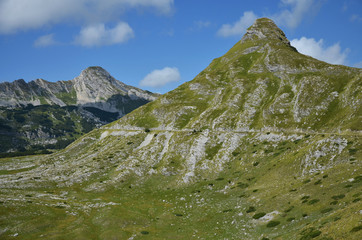 Beautiful mountains in Durmitor, Montenegro