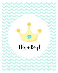 Poster for baby shower card