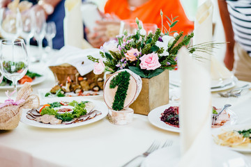 table set for dinner
