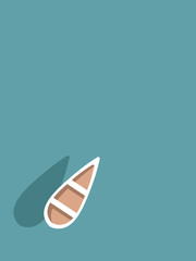 The boat on the water