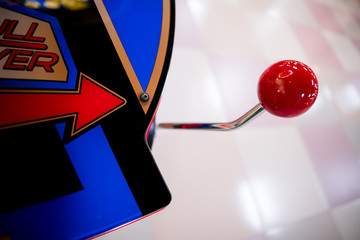 Acade game, Arcade machine. gaming machine handle