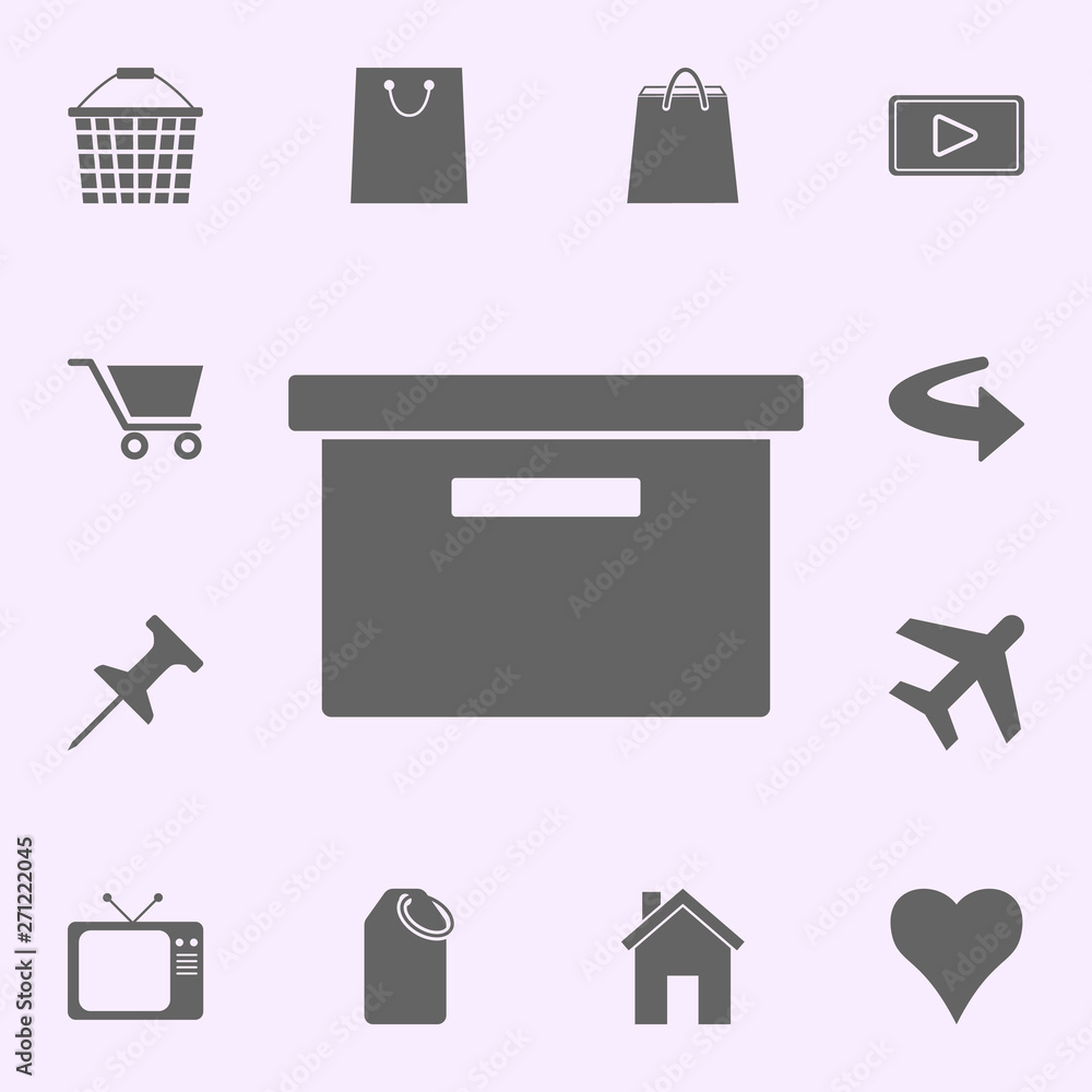 Poster document box icon. web icons universal set for web and mobile