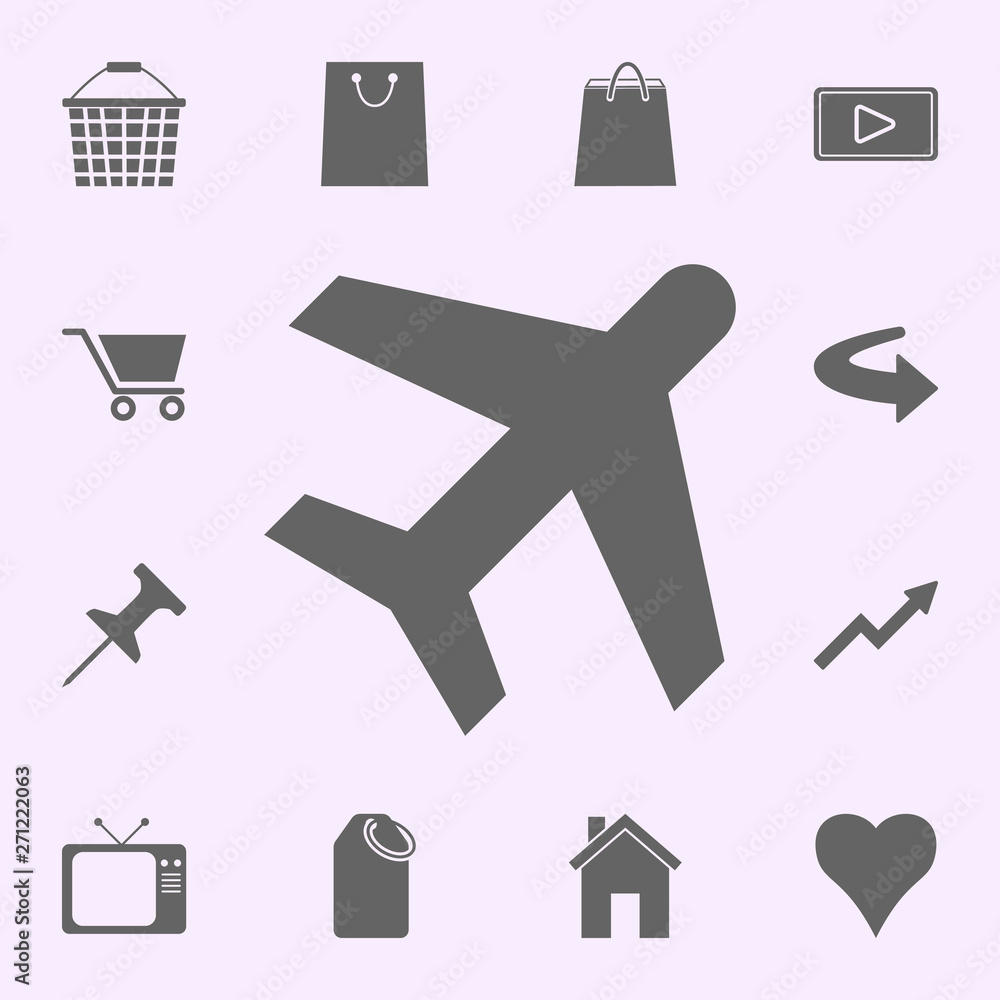Poster aircraft icon. web icons universal set for web and mobile