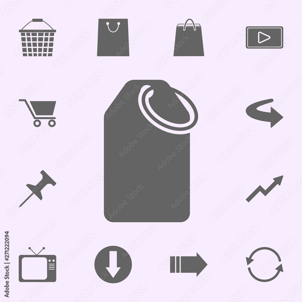 Aufkleber commodity tag icon. web icons universal set for web and mobile
