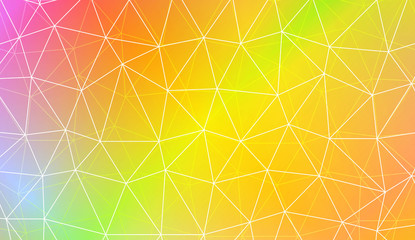 Abstract mosaic backdrop with triangles, line. Design for flyer, wallpaper, presentation, paper. Vector illustration. Creative gradient color.