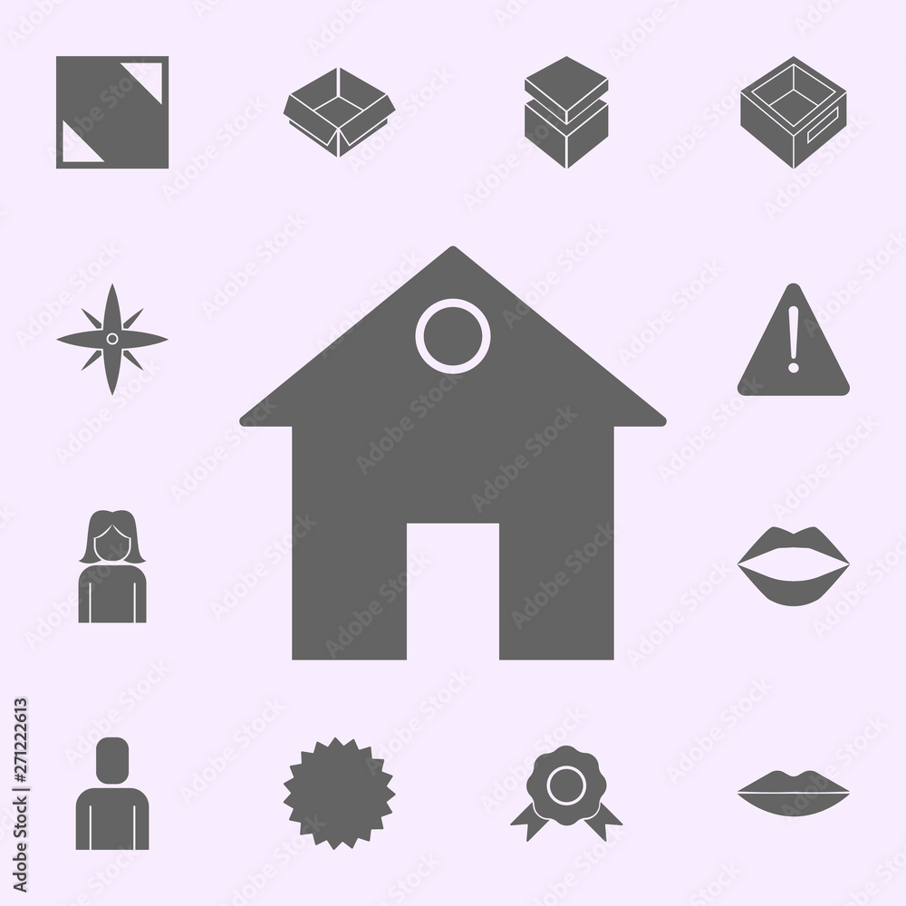 Poster stock icon. web icons universal set for web and mobile