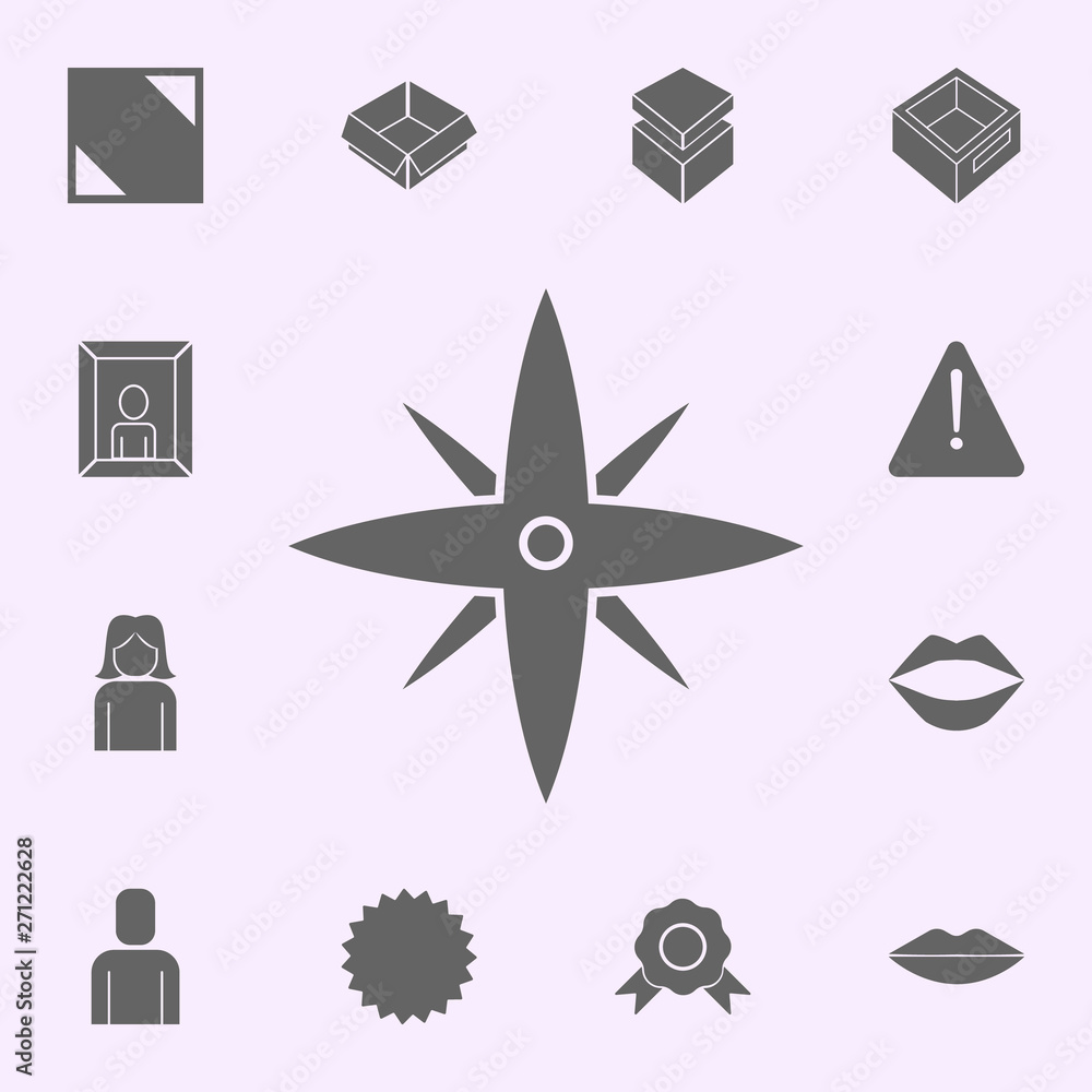Poster star icon. web icons universal set for web and mobile