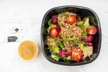 salad with vegetables