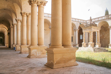 Fototapeta na wymiar San Niccolo e Cataldo church in Lecce, Italy