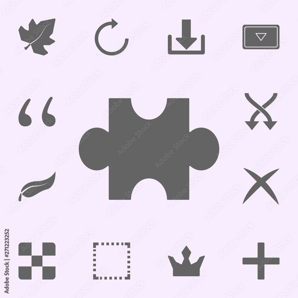 Poster puzzle icon. web icons universal set for web and mobile