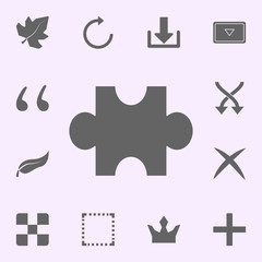 Puzzle icon. web icons universal set for web and mobile