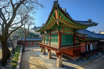 Fototapeta na wymiar Shrine in Changdeokgung temple in Seoul, Korea